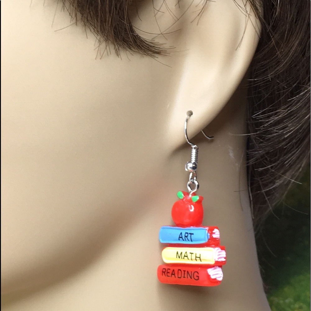 Teacher Earrings - Picture 10 of 12